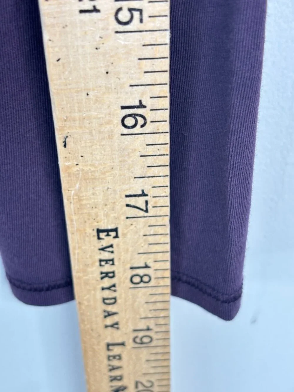 Lululemon To the Point Long Sleeve Top 6 Purple Pima Cotton Side Tie Knot Yoga